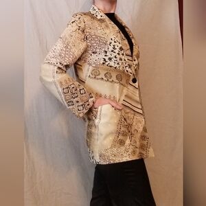 Elegant Patchwork Women's Jacket